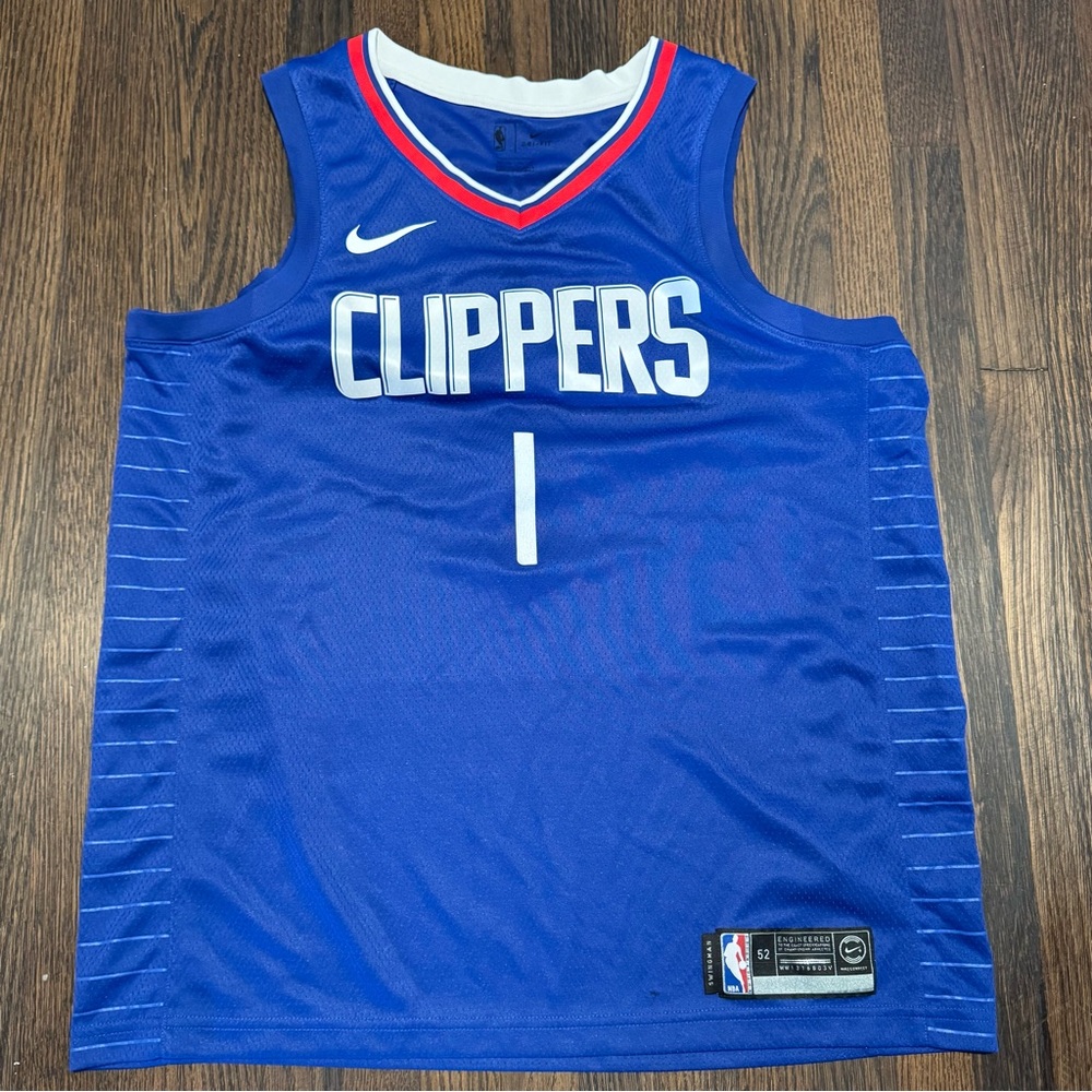 Nike Clippers Blue Basketball Jersey